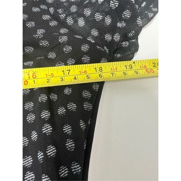Nine West Polka Dot Short Sleeve Top Size S - Picture 6 of 8